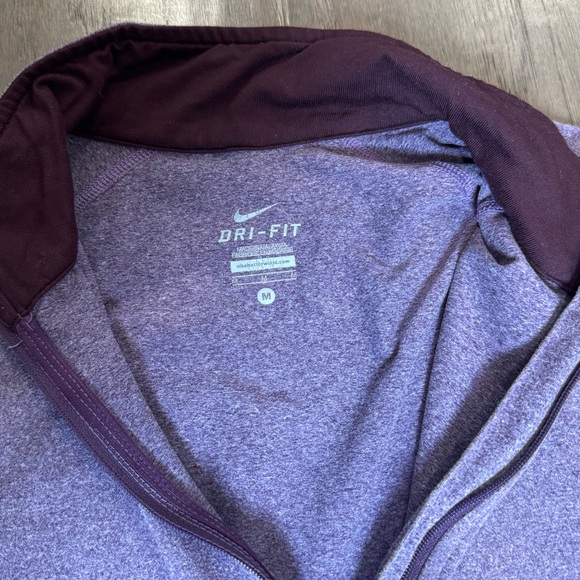 Nike Dri-Fit Heathered Purple Running Jacket - Picture 11 of 11